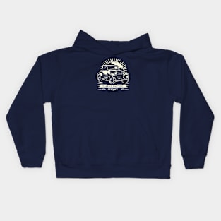 Vintage car design Kids Hoodie